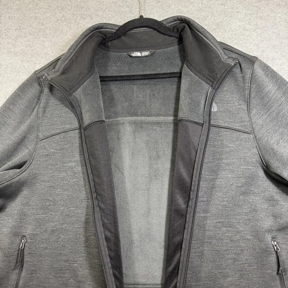 The North Face Canyonlands Full Zip Jacket Mens XXL Gray Fleece Lined Outdoor